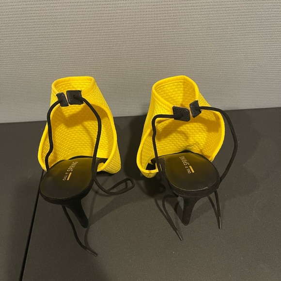 CALL IT SPRING ETAYVIEL KNIT HEEL YELLOW WOMEN’S - Picture 4 of 12